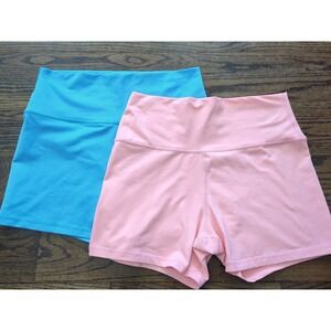 OFFLINE By Aerie 2 Pack The Hugger 5" Bike Shorts High Rise Inner Pockets Sz XL